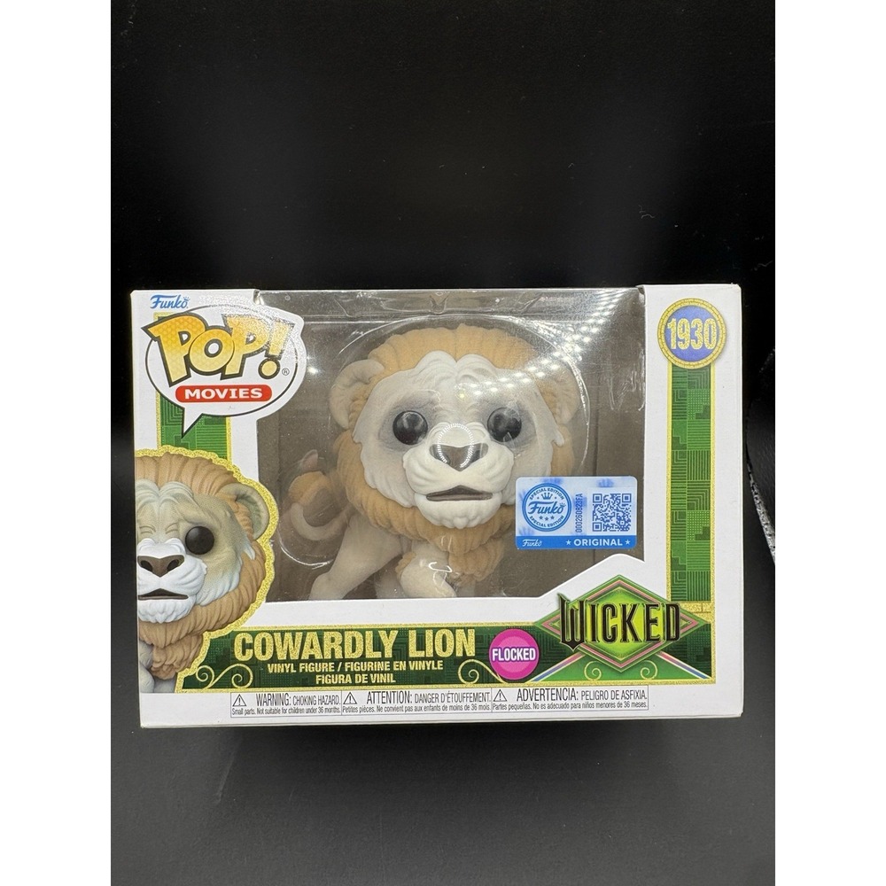 Funko Pop! Vinyl: Wicked - Cowardly Lion (Flocked) - Target (Exclusive) #1930